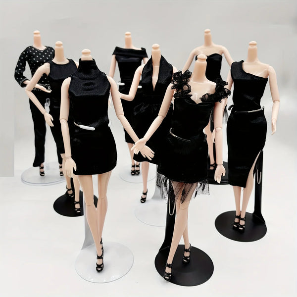 Trendy Black Outfits For Dolls Including Sheso