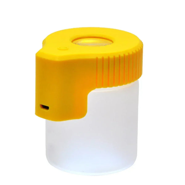 Trendy Stoner LED Illuminated Seal Dry Herb Grass Storage Jar