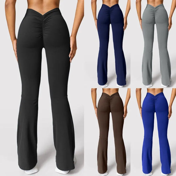 Trendy Jeggings V Back Yoga Pants