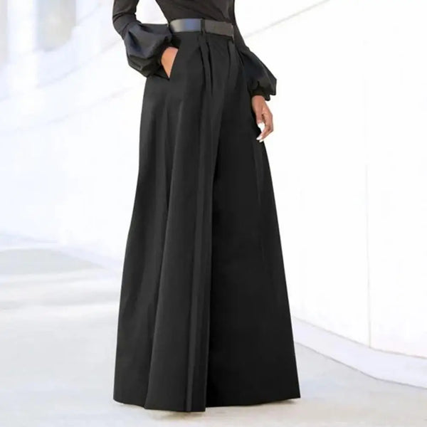 Trendy High Waist Wide Leg Loose Pants