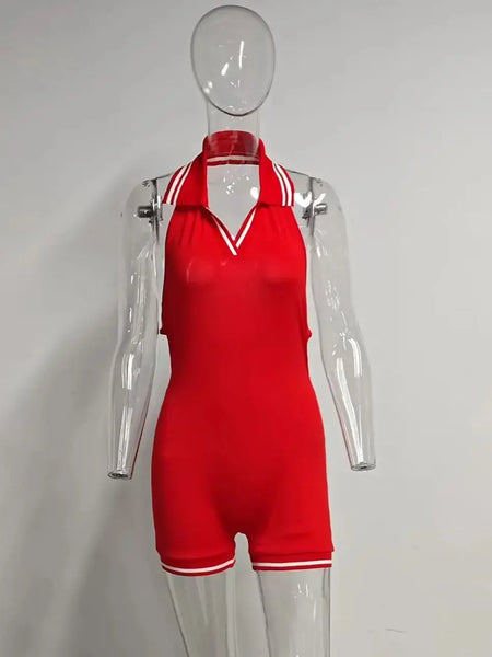 Trendy Hipster Backless Halter Jumpsuit