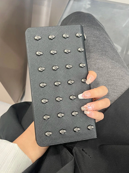 Trendy Black Skull Head Wrist Wallet - TrendsetterbyTracy Boutique