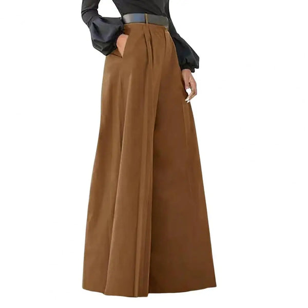 Trendy High Waist Wide Leg Loose Pants