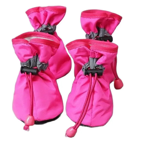 Trendy 4pcs/set Waterproof  Anti-slip Rain Boots for Small Cats & Dogs - TrendsetterbyTracy Boutique