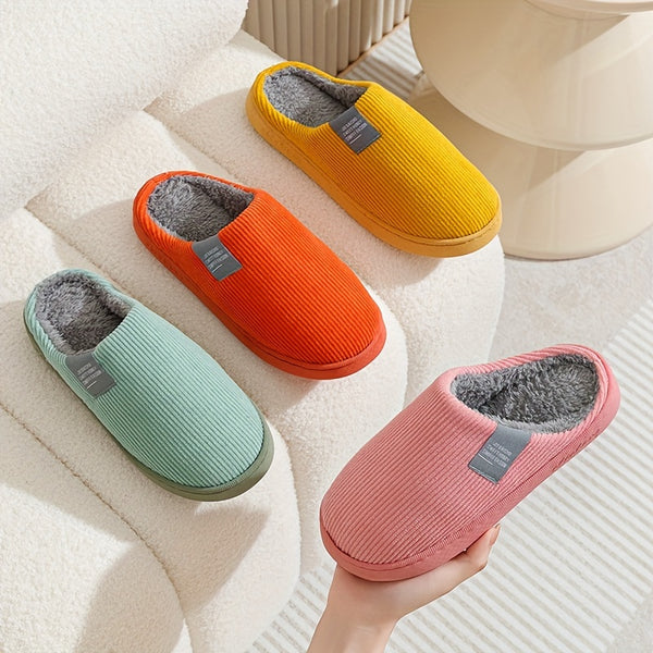 Trendy Cozy Plush Non Slip Slippers