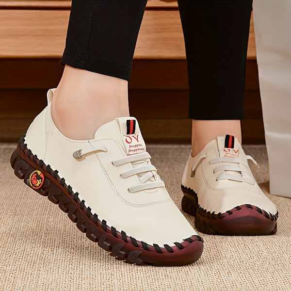 Trendy No Lace Up Flexible Grip Sole Shoes