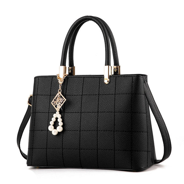 Trendy Casual Leather Handbag - TrendsetterbyTracy Boutique