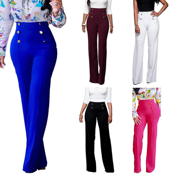 Trendy High Waist Long Pants - TrendsetterbyTracy Boutique