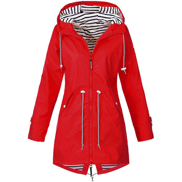 Trendy Hooded Rain Coat - TrendsetterbyTracy Boutique