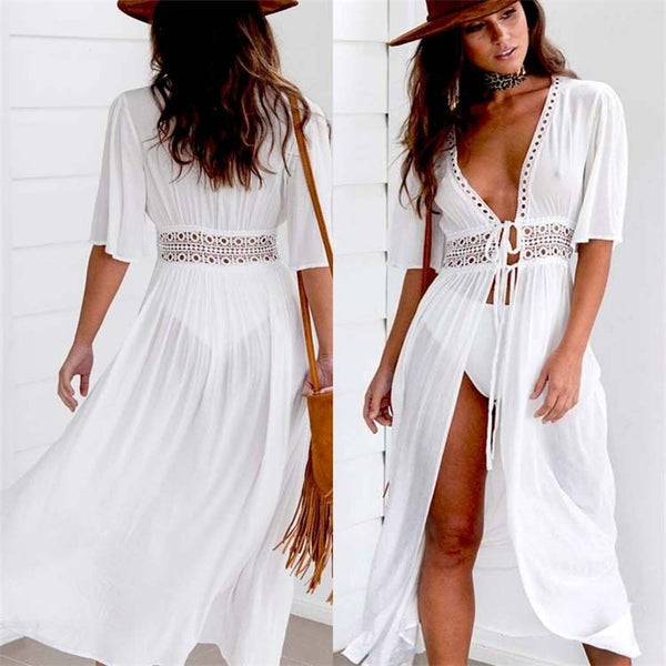 Trendy Long Maxi Dress Tunic Beachwear - TrendsetterbyTracy Boutique
