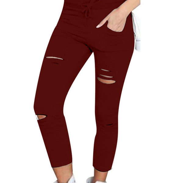 Trendy Comfy Highwaist Drawstring Rigid Jeggings - TrendsetterbyTracy Boutique