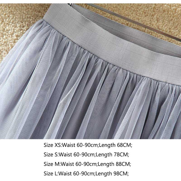 Trendy High Waist Mesh Tutu Skirt - TrendsetterbyTracy Boutique