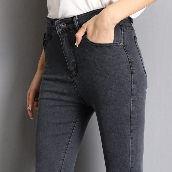 Trendy Washed Denim Jegging Stretch Jeans - TrendsetterbyTracy Boutique