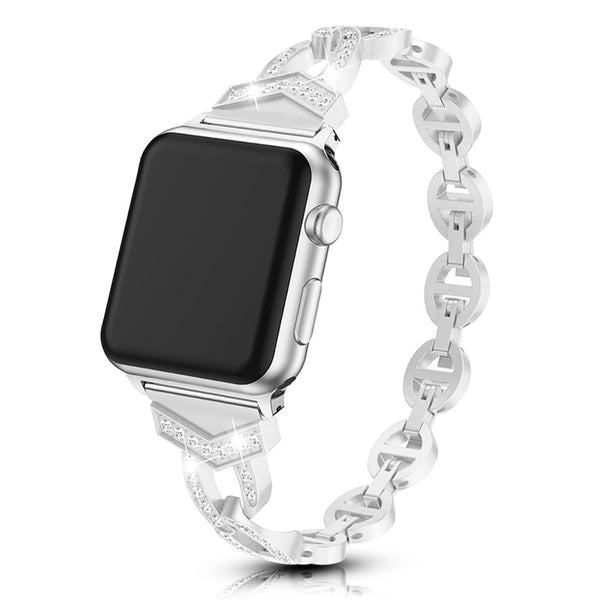 Trendy Fashion Diamond Bracelet for Apple Watch - TrendsetterbyTracy Boutique