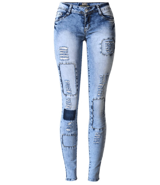 Trendy Rigid Low Waist Pencil Denim Jeans - TrendsetterbyTracy Boutique