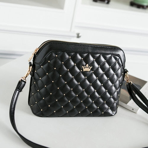 Trendy Fashionable Rivet Crossbody Handbag - TrendsetterbyTracy Boutique