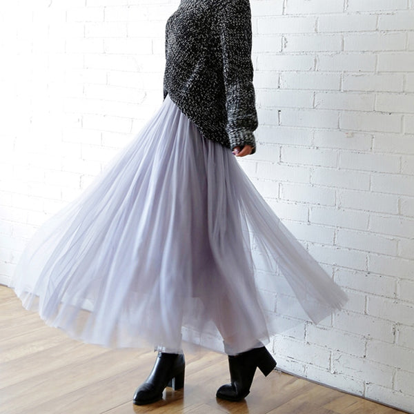 Trendy High Waist Mesh Tutu Skirt - TrendsetterbyTracy Boutique