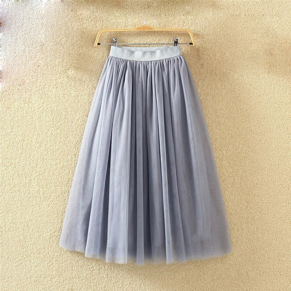Trendy High Waist Mesh Tutu Skirt - TrendsetterbyTracy Boutique