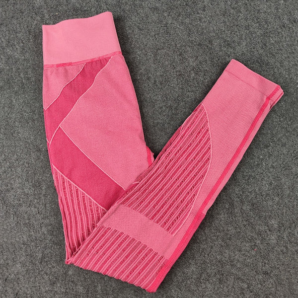 Trendy Mesh High Waist Seamless Leggings - TrendsetterbyTracy Boutique