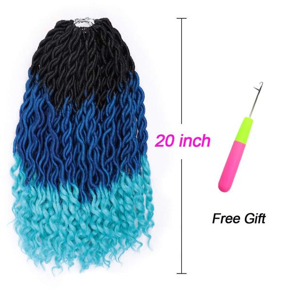 Trendy Crochet Wavy Goddess Hair With Curly Ends - TrendsetterbyTracy Boutique