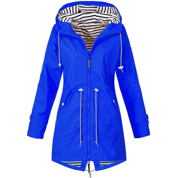 Trendy Hooded Rain Coat - TrendsetterbyTracy Boutique
