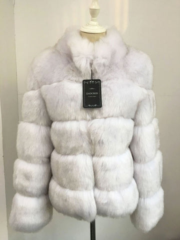 Trendy Faux Fur With Collar Winter Coat - TrendsetterbyTracy Boutique