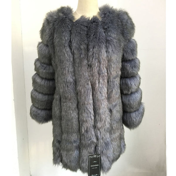 Trendy Faux Fur Mid Waist Coat - TrendsetterbyTracy Boutique