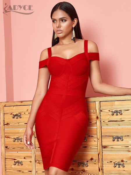 Trendy Red Bandaged Mini Party Dress - TrendsetterbyTracy Boutique