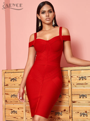 Trendy Red Bandaged Mini Party Dress - TrendsetterbyTracy Boutique