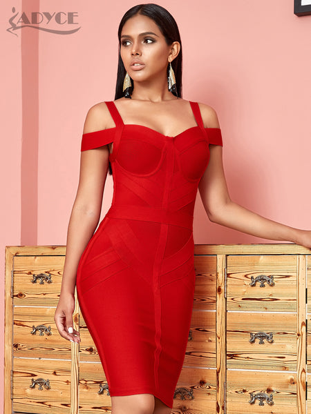 Trendy Red Bandaged Mini Party Dress - TrendsetterbyTracy Boutique