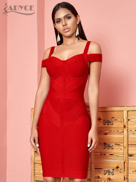 Trendy Red Bandaged Mini Party Dress - TrendsetterbyTracy Boutique