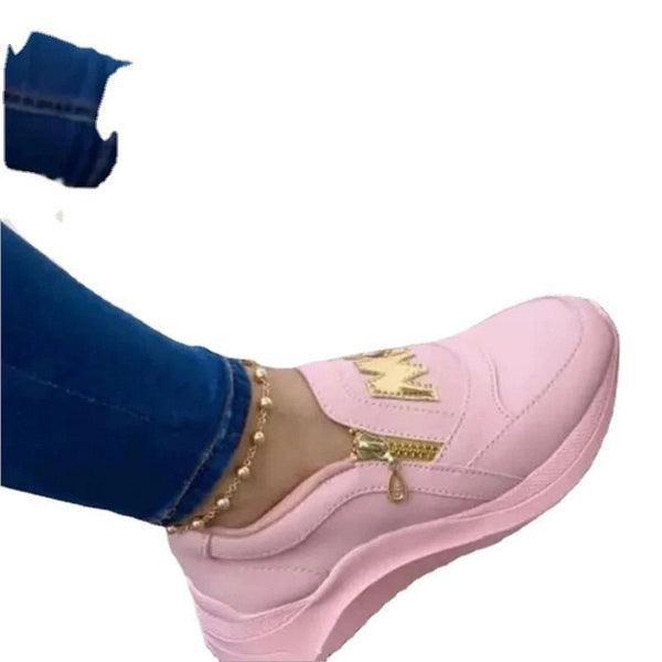 Trendy Casual Non Slip Solid Color Sneakers - TrendsetterbyTracy Boutique