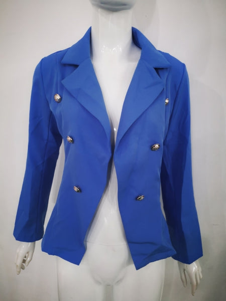Trendy Solid Color Blazer Jacket - TrendsetterbyTracy Boutique