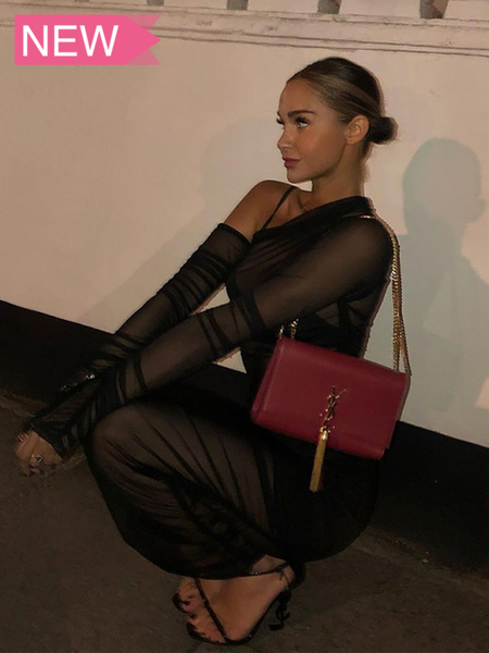 Trendy 3 Piece Crop Top And Mesh Cover Up Set - TrendsetterbyTracy Boutique