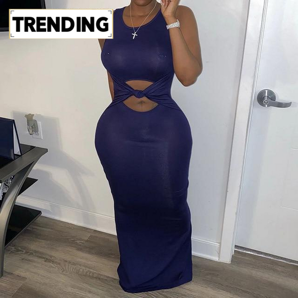 Trendy Casual Sleeveless Maxi Party Dress - TrendsetterbyTracy Boutique