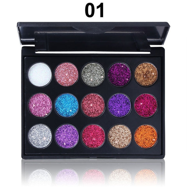 Trendy Colorful Glitter Eyeshadow Pallet - TrendsetterbyTracy Boutique