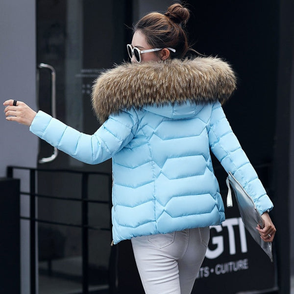 Trendy Faux Fur Hooded Puffy Coat - TrendsetterbyTracy Boutique