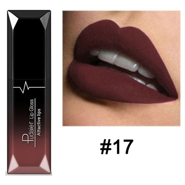 Trendy Matte Liquid Lipstick Waterproof Long Lasting With Tint - TrendsetterbyTracy Boutique