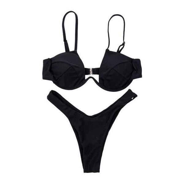 Trendy Sexy Push Up Bikini Swimsuit Set