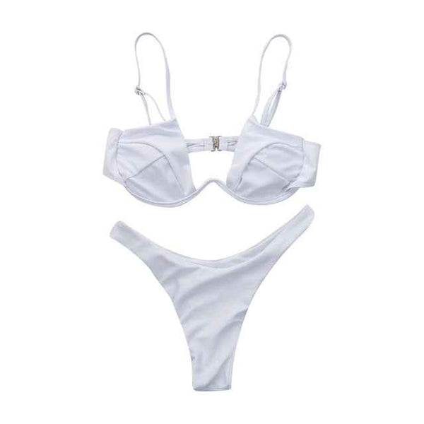 Trendy Sexy Push Up Bikini Swimsuit Set