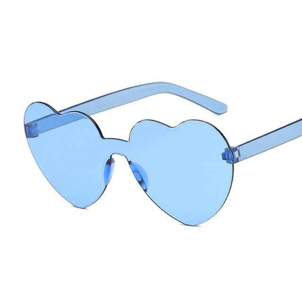 Trendy Heart Retro Cat Eye Sunglasses
