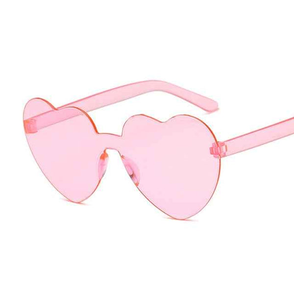 Trendy Heart Retro Cat Eye Sunglasses