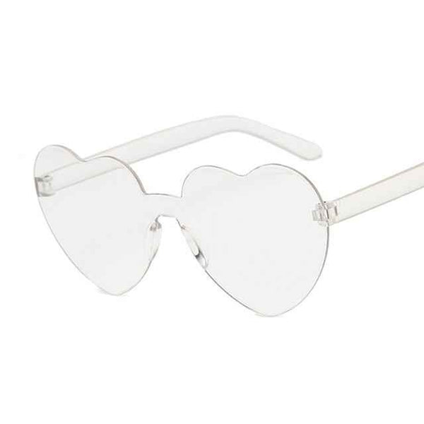 Trendy Heart Retro Cat Eye Sunglasses