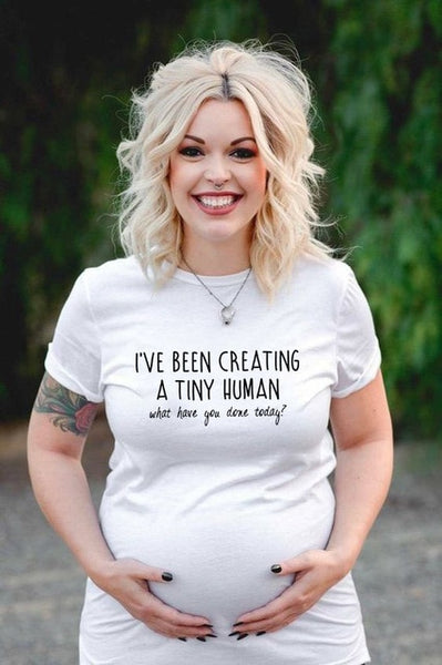 Trendy Pregnant Moms To Be Funny T-Shirts - TrendsetterbyTracy Boutique