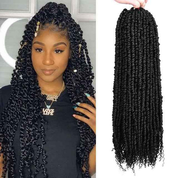 Trendy 24 inch Passion Pre Twisted Synthetic Crochet Hair