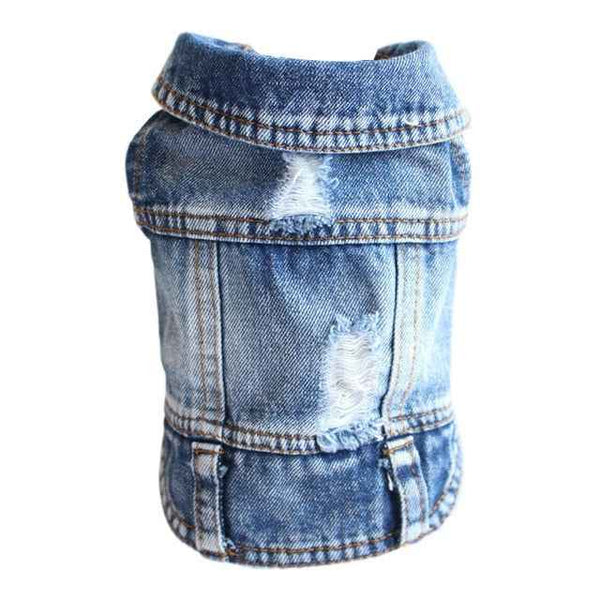 Trendy Denim Dog Clothes. XS-2XL