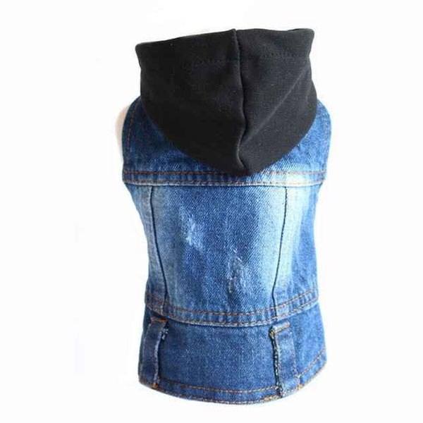 Trendy Denim Dog Clothes. XS-2XL