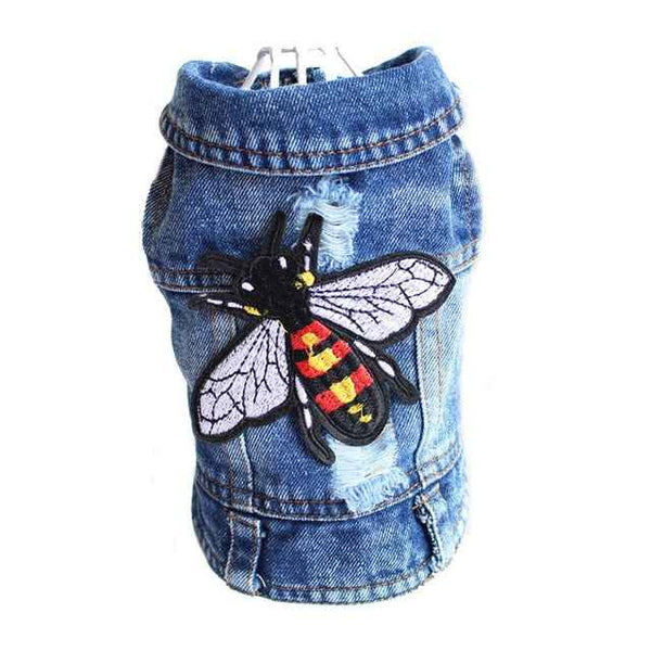 Trendy Denim Dog Clothes. XS-2XL
