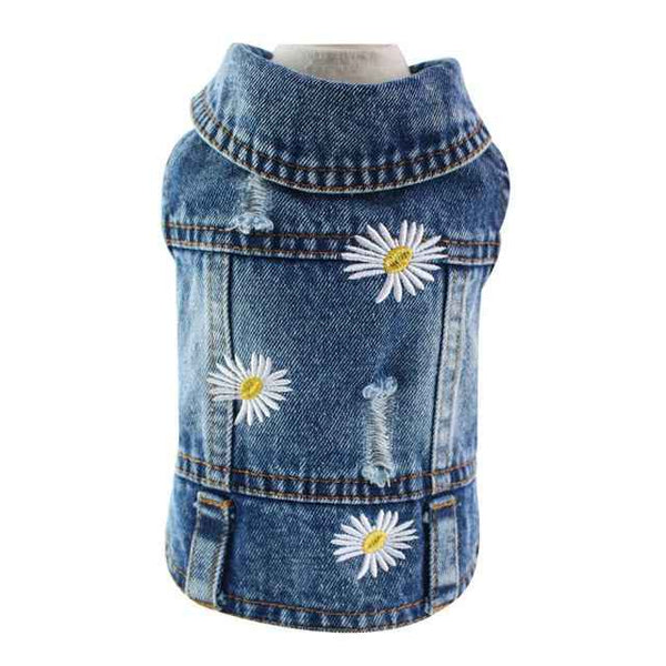 Trendy Denim Dog Clothes. XS-2XL