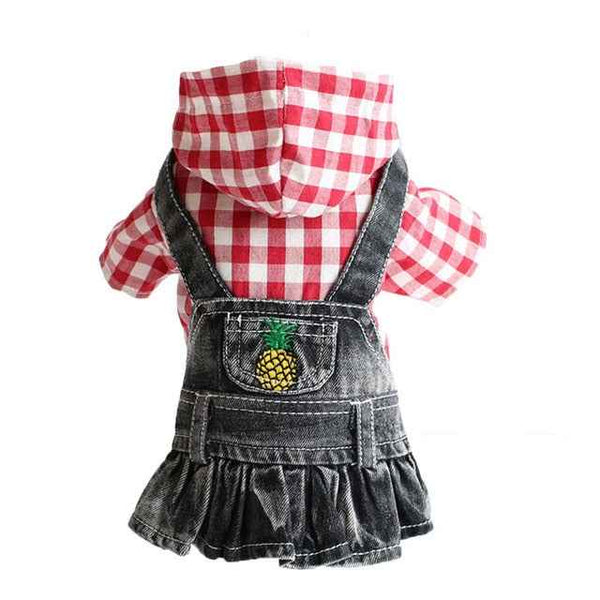 Trendy Denim Dog Clothes. XS-2XL